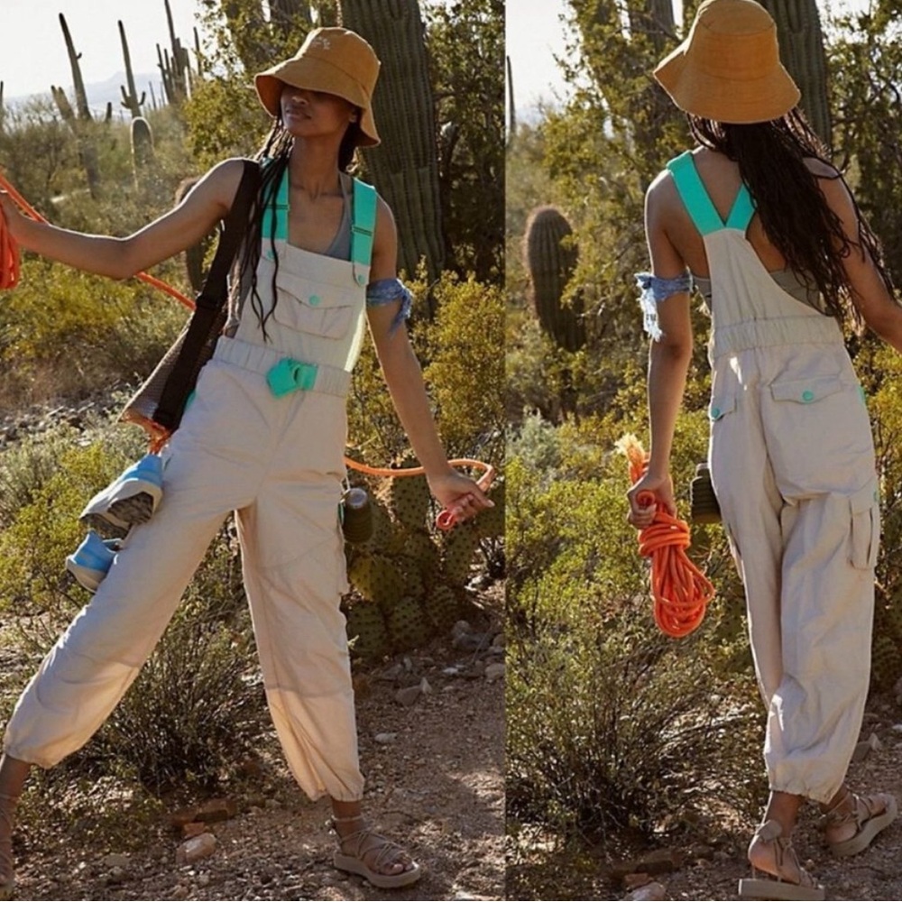 FP Movement by Free People overalls / jumpsuit / Morning Meadow Onesie in oat